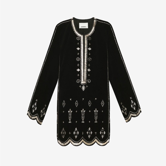 Isabel Marant Black Textured Fabric - Picture 1 of 6